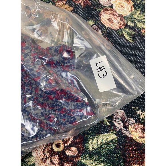 Cabi Straight Leg Floral Pants Womens size 8 Purple Casual Career Office Boho - Picture 4 of 11